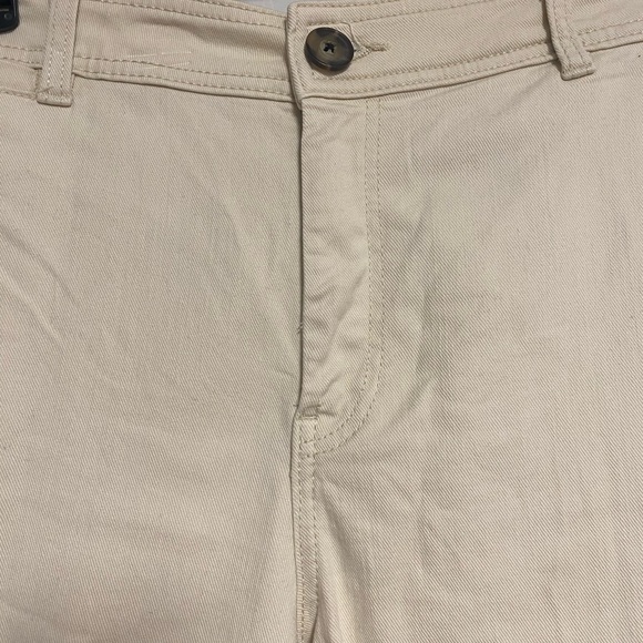 Khaki wide leg high rise jeans - Picture 2 of 5